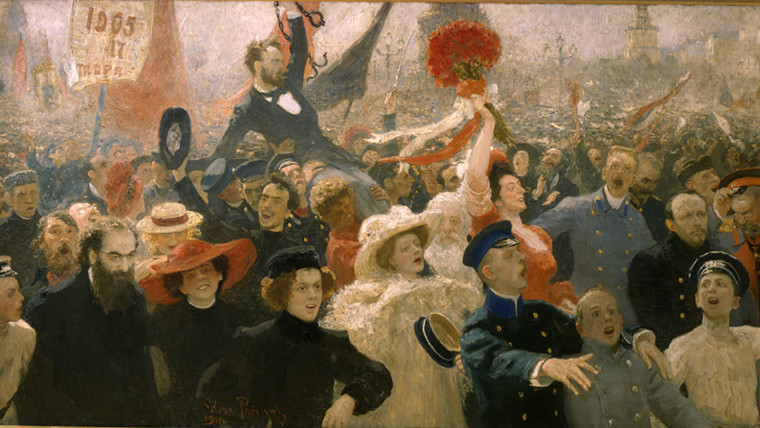 2. Il’ja Repin, 17 ottobre 1905, olio su tela, 1910