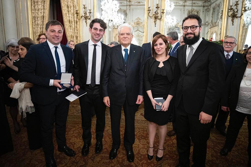 Quartetto Felix con Sergio Mattarella