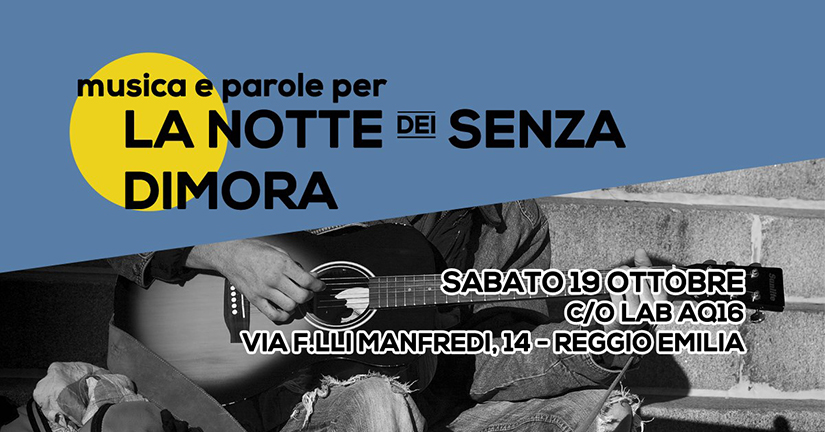 La notte dei senza dimora, Reggio Emilia