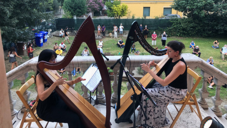 Duo Alchimia in concerto a Suoni dai balconi 2021